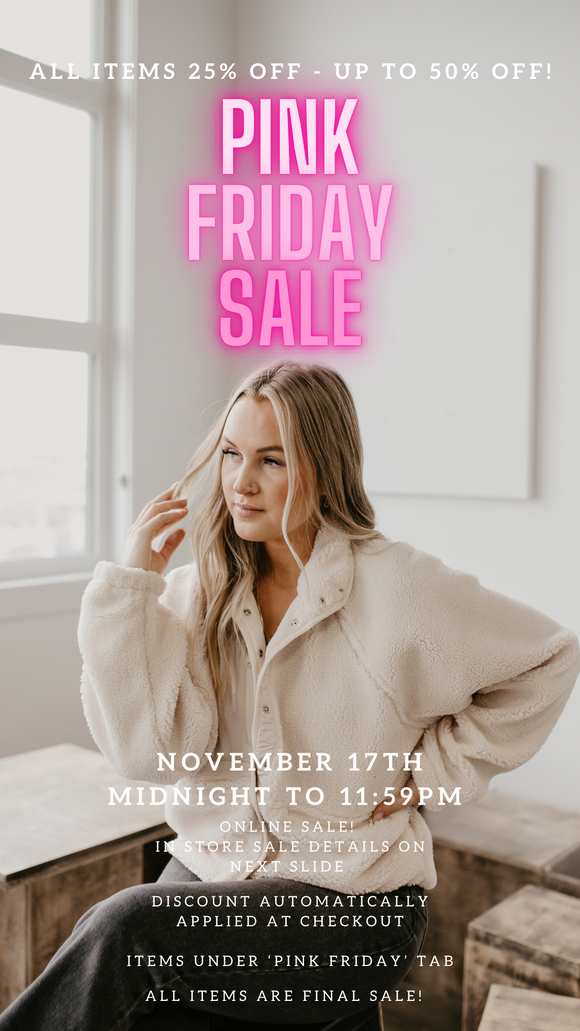 PINK FRIDAY SALE