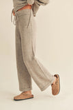 MIOU MUSE Two Toned Ribbed Sweater Pants