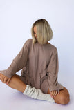THE FOXY KIND / All Weekend Long Set Long Sleeve / Biscotti