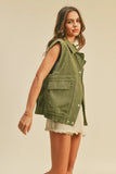 MIOU MUSE Washed Utility Vest