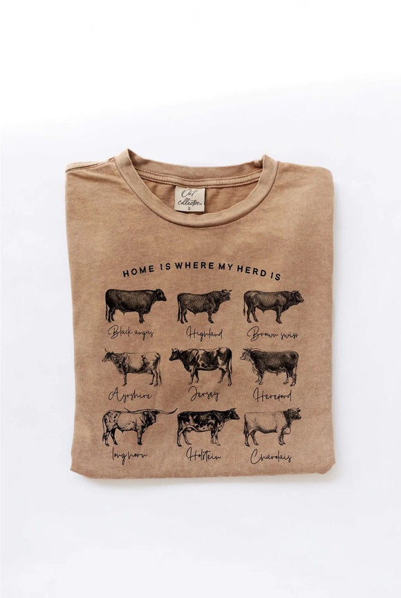 OAT COLLECTIVE Home Is Where My Herd Is Tee